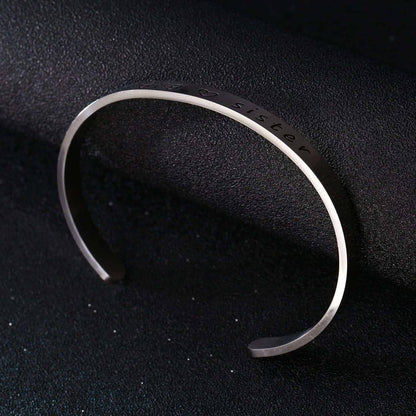 Big Sis Middle Sis Little Sis Sister Cuff Bangle Bracelet Family Friend Gift for Women
