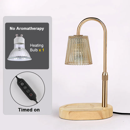 Adjustable Height Electric Candle Warmer Lamp with Timer and Dimmer