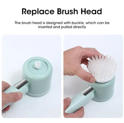 Cordless Electric Spin Scrubber with 5 Replaceable Brush Heads